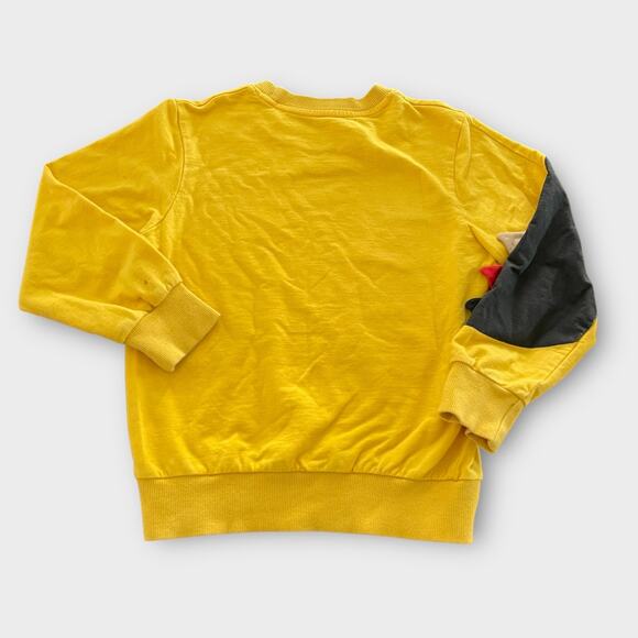 Toddler Boys Dinosaur Sweatshirt – T-Rex Pullover Crewneck Sz 5 – Cozy & Fun - Picture 5 of 7